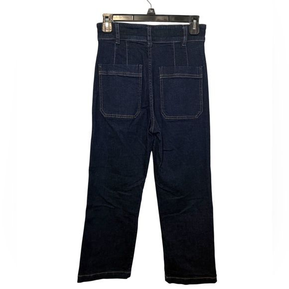 Free People We the Free High Waisted Button fly wide leg jeans size 26 - Picture 2 of 10